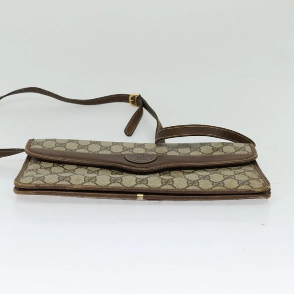 GUCCI GG Supreme Shoulder Bag PVC Beige Gold 004 904 0671 Auth - Picture 8 of 14